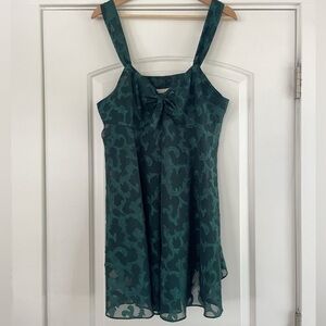 Vintage Victoria’s Secret Gold Label Forest Green Slip Dress - L